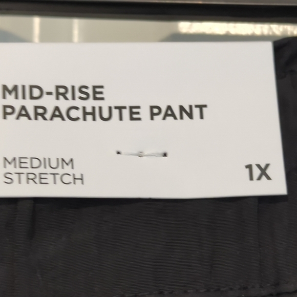 New RUE Plus Parachute Pant Size XL Black Cargo Pockets Pull Strings Y2K-115 - Picture 10 of 10